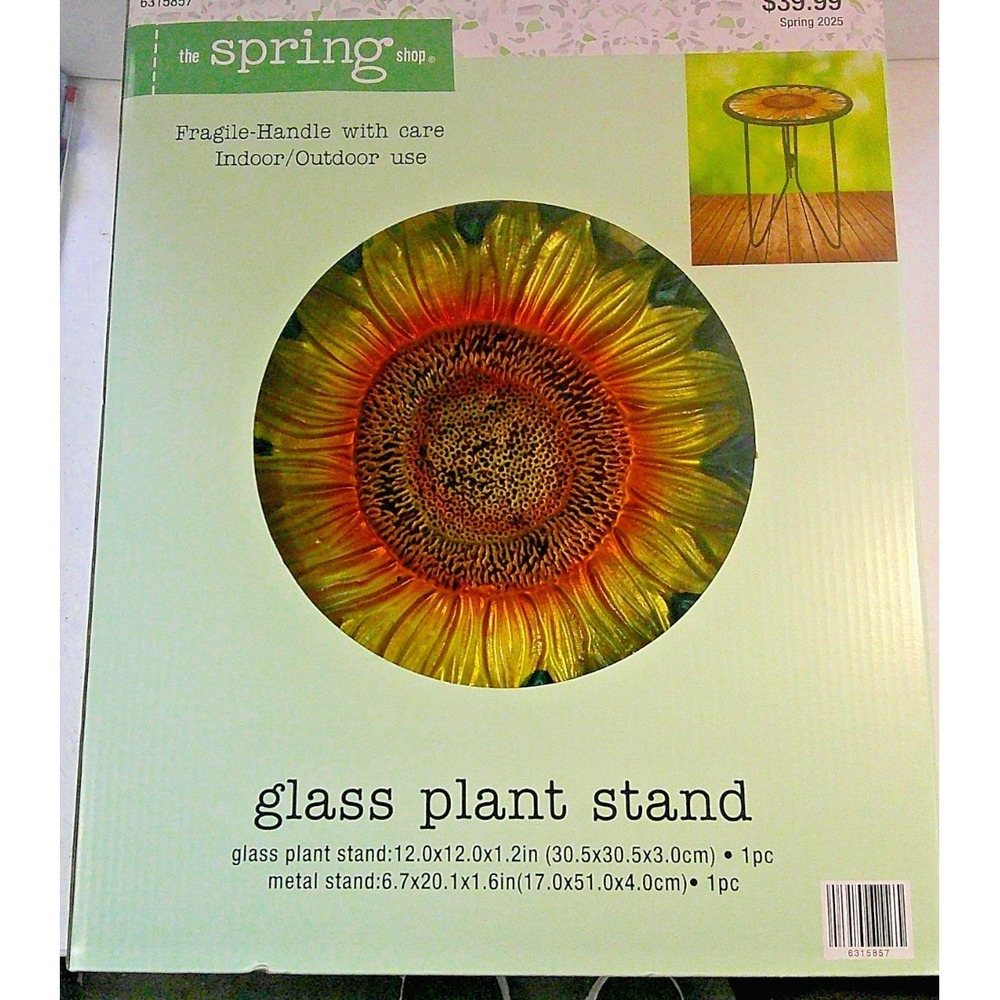 The Spring Shop Glass Plant‎ Stand